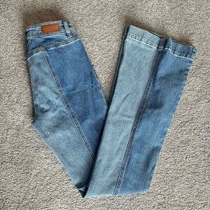 Shyanne Two Tone Bootcut Jeans